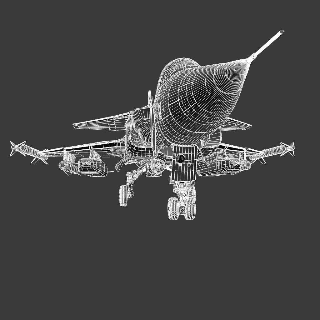 Gripen 3D model_6