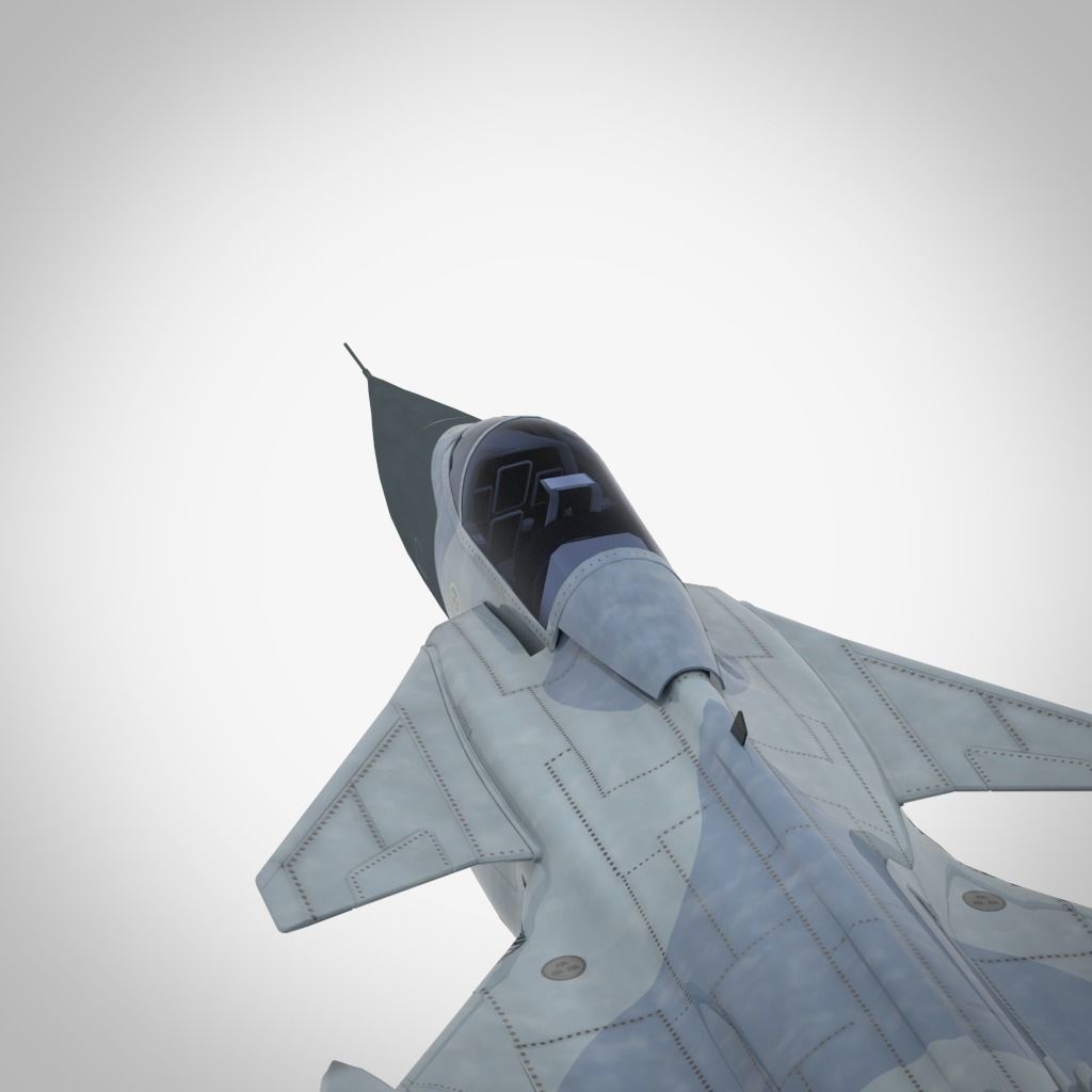 Gripen 3D model_5