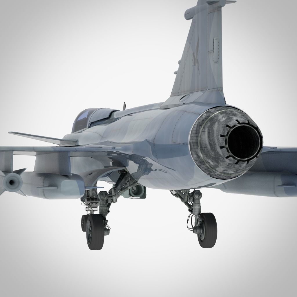 Gripen 3D model_3