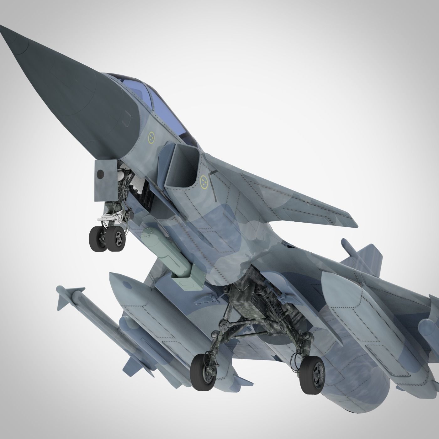 Gripen 3D model_0