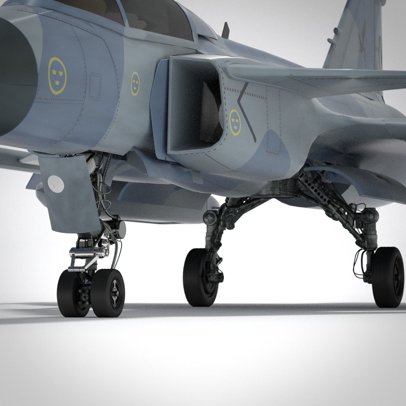 Gripen 3D model_2