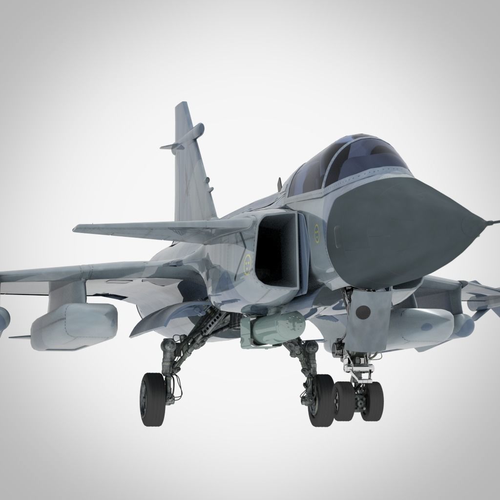 Gripen 3D model_1