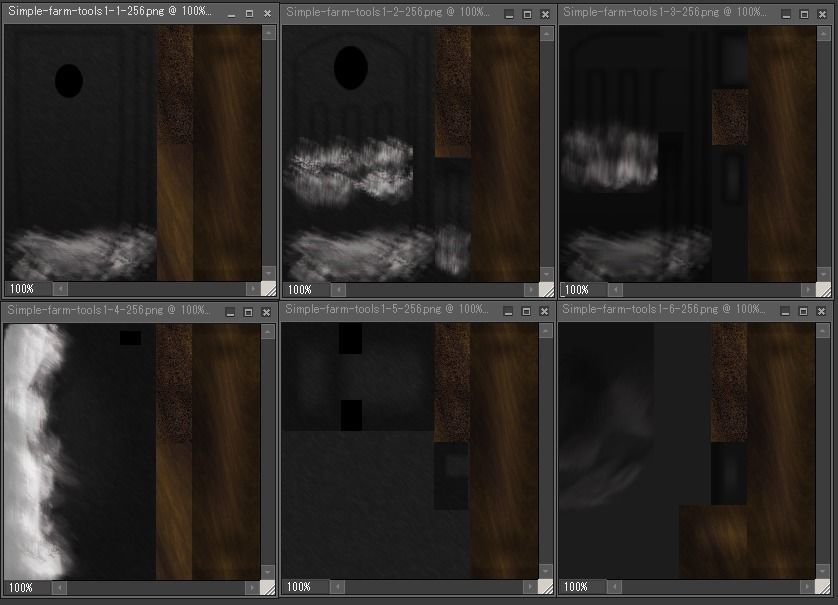 Simple farm tools1 Low-poly 3D model_14