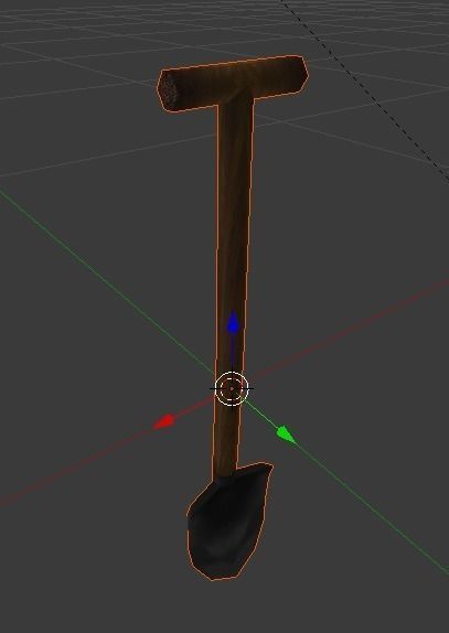 Simple farm tools1 Low-poly 3D model_13