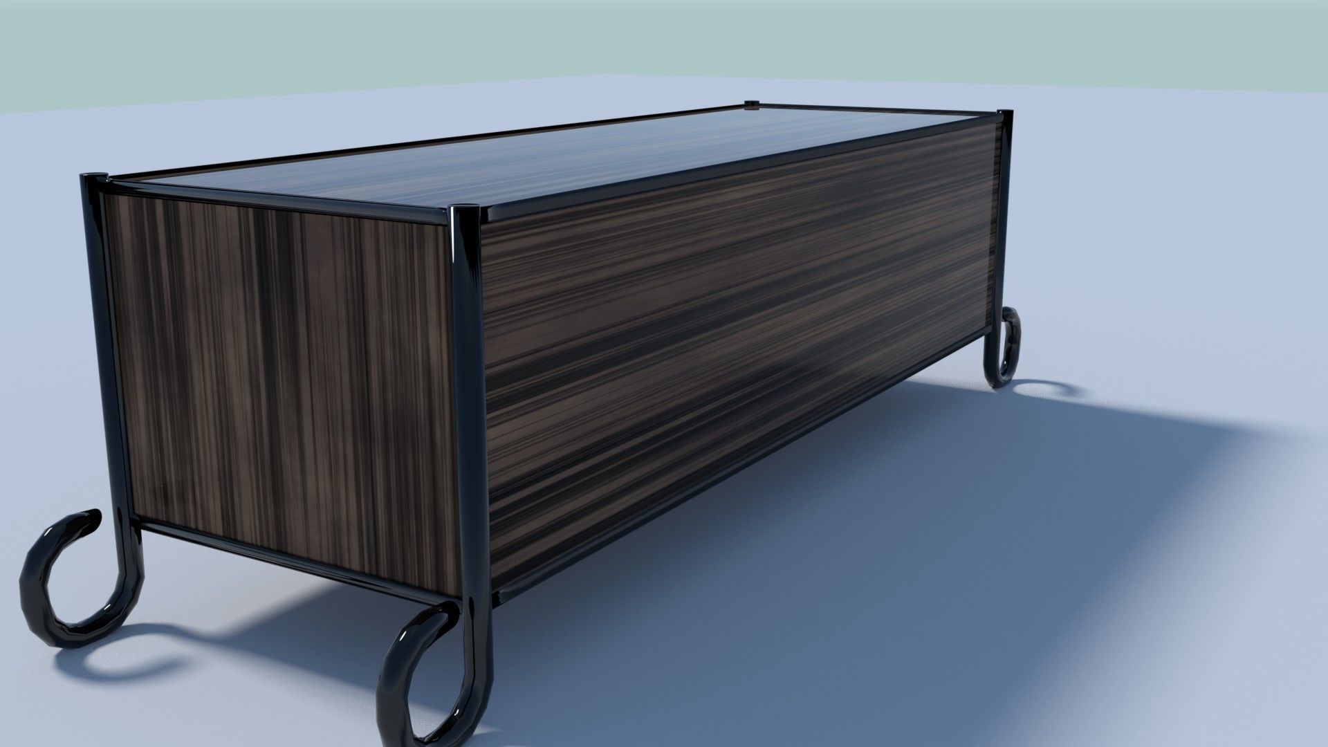 Simple Drawer DUO Low-poly 3D model_6