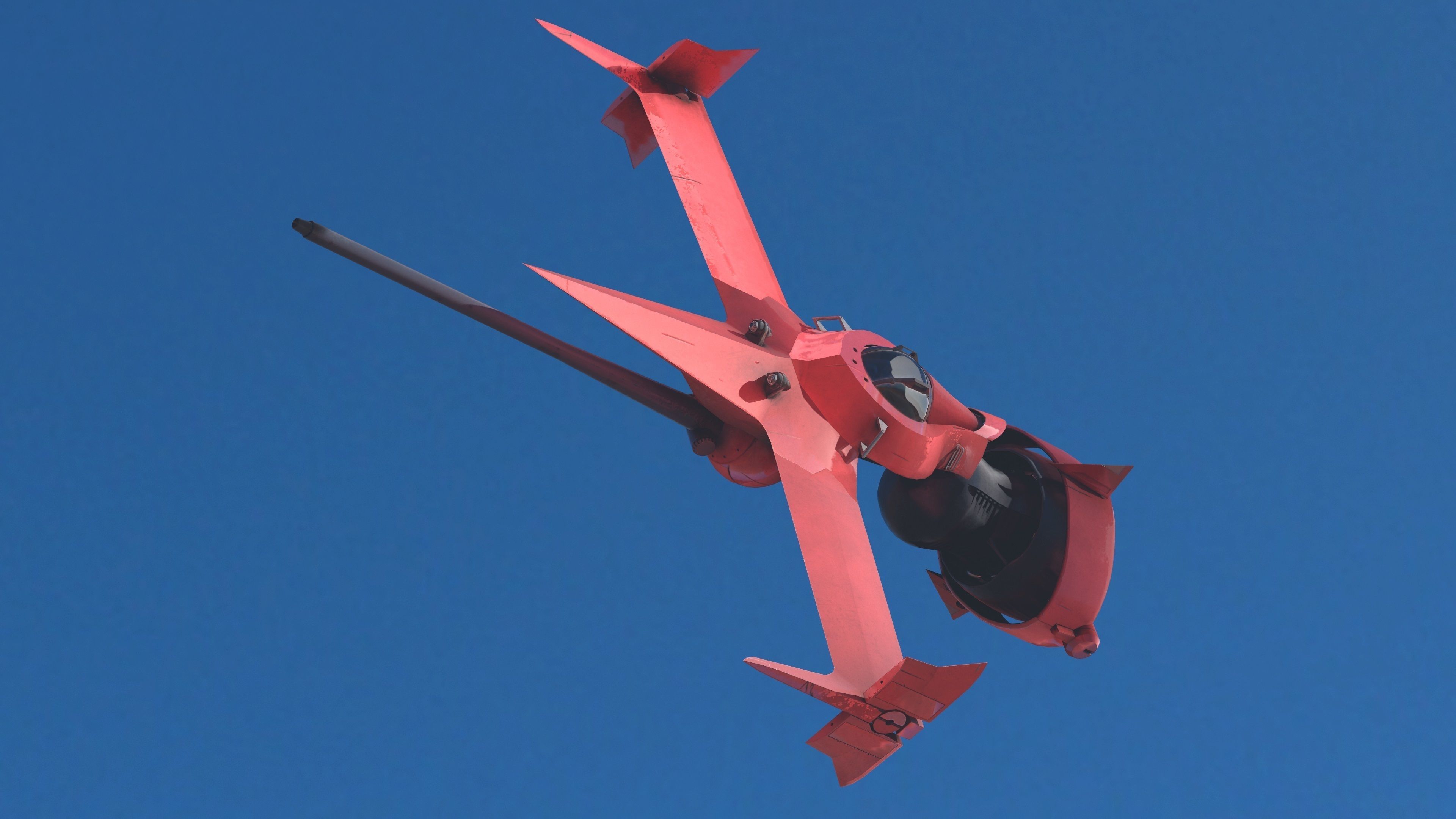 Swordfish monoracer Low-poly 3D model_13