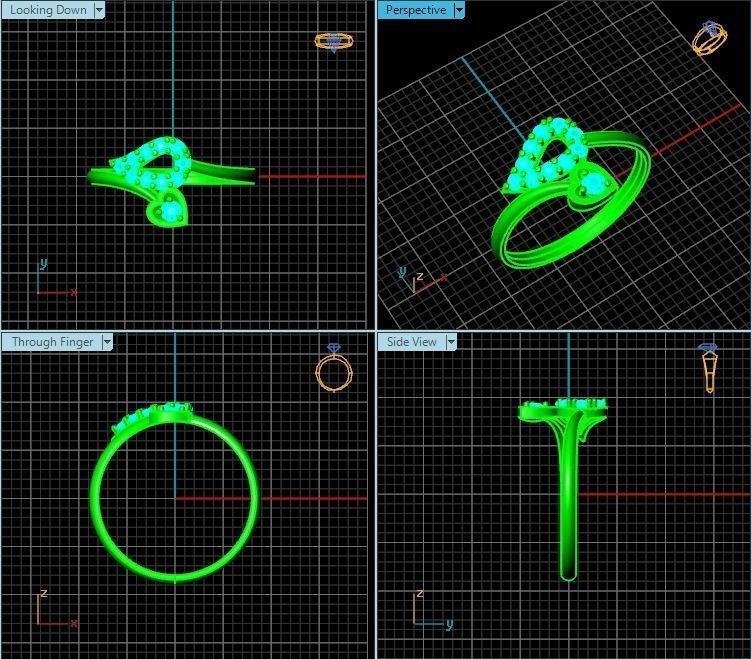 Ring T00262 3D print model_2