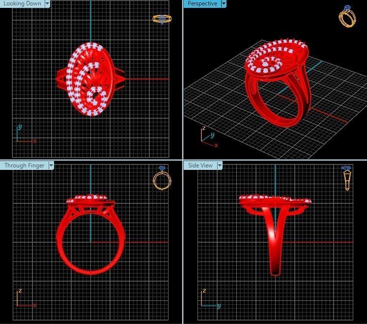 Ring T00264 3D print model_2