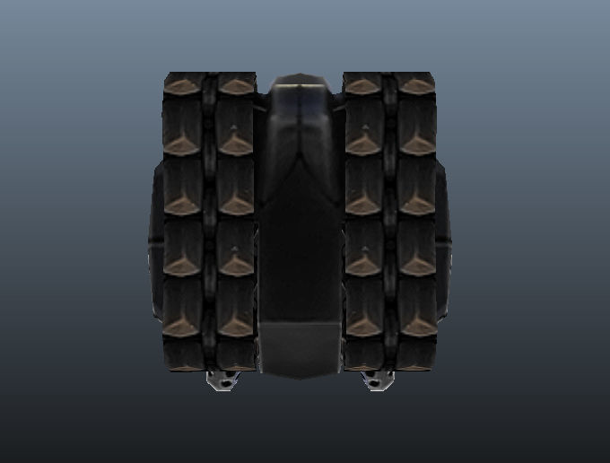 Micro Tank - Low Poly Hand Painted Low-poly 3D model_7