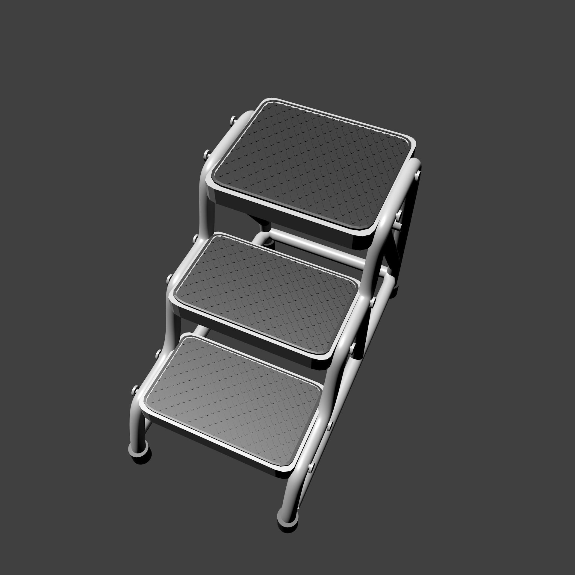 Store stair 3D model_9