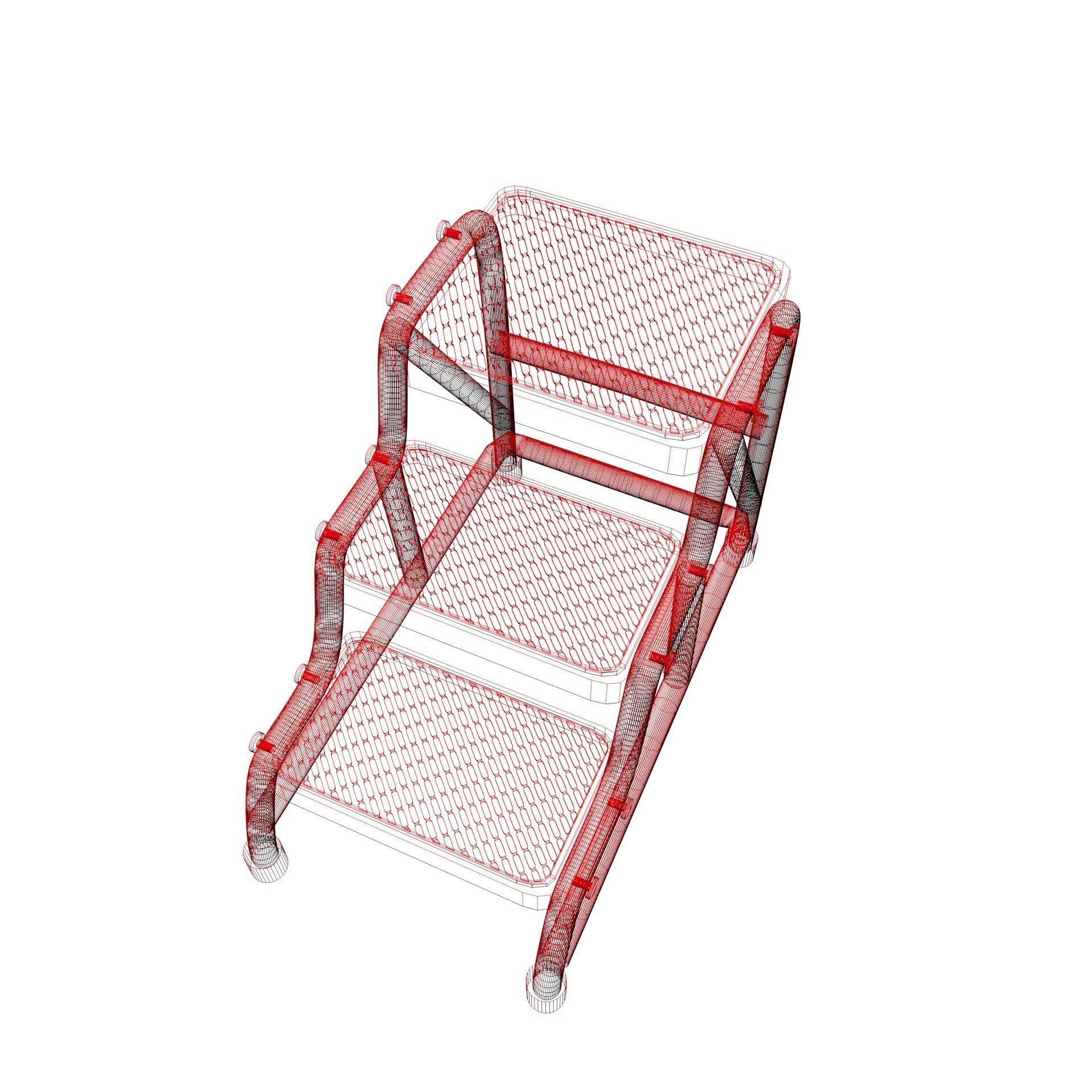 Store stair 3D model_10