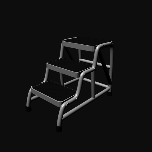 Store stair 3D model