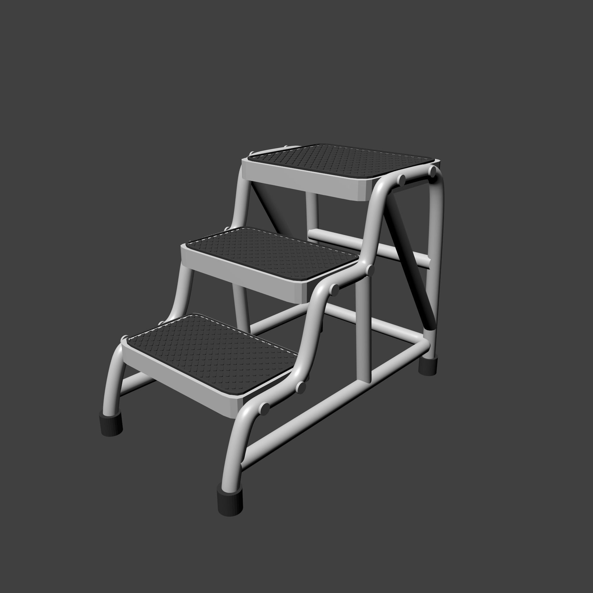 Store stair 3D model_0