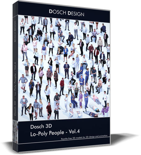 Dosch 3D - LoPoly People Vol 4 Low-poly 3D model