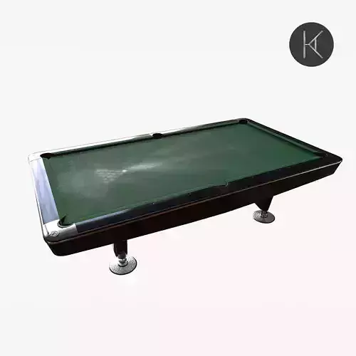 Dynamic II pool table Low-poly 3D model