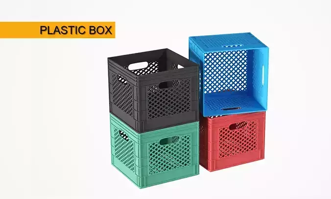 plastic box Free 3D model