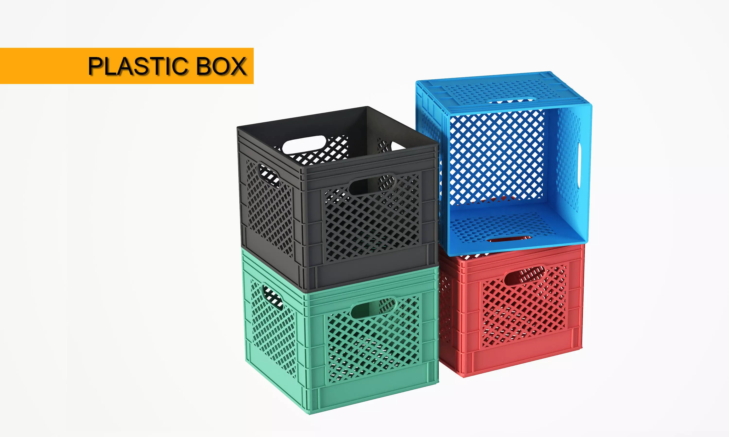 plastic box Free 3D model_0