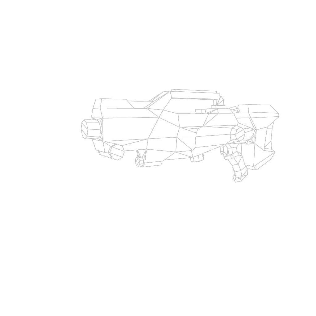 Gun Set 01  - Low Poly Hand Painted Low-poly 3D model_49