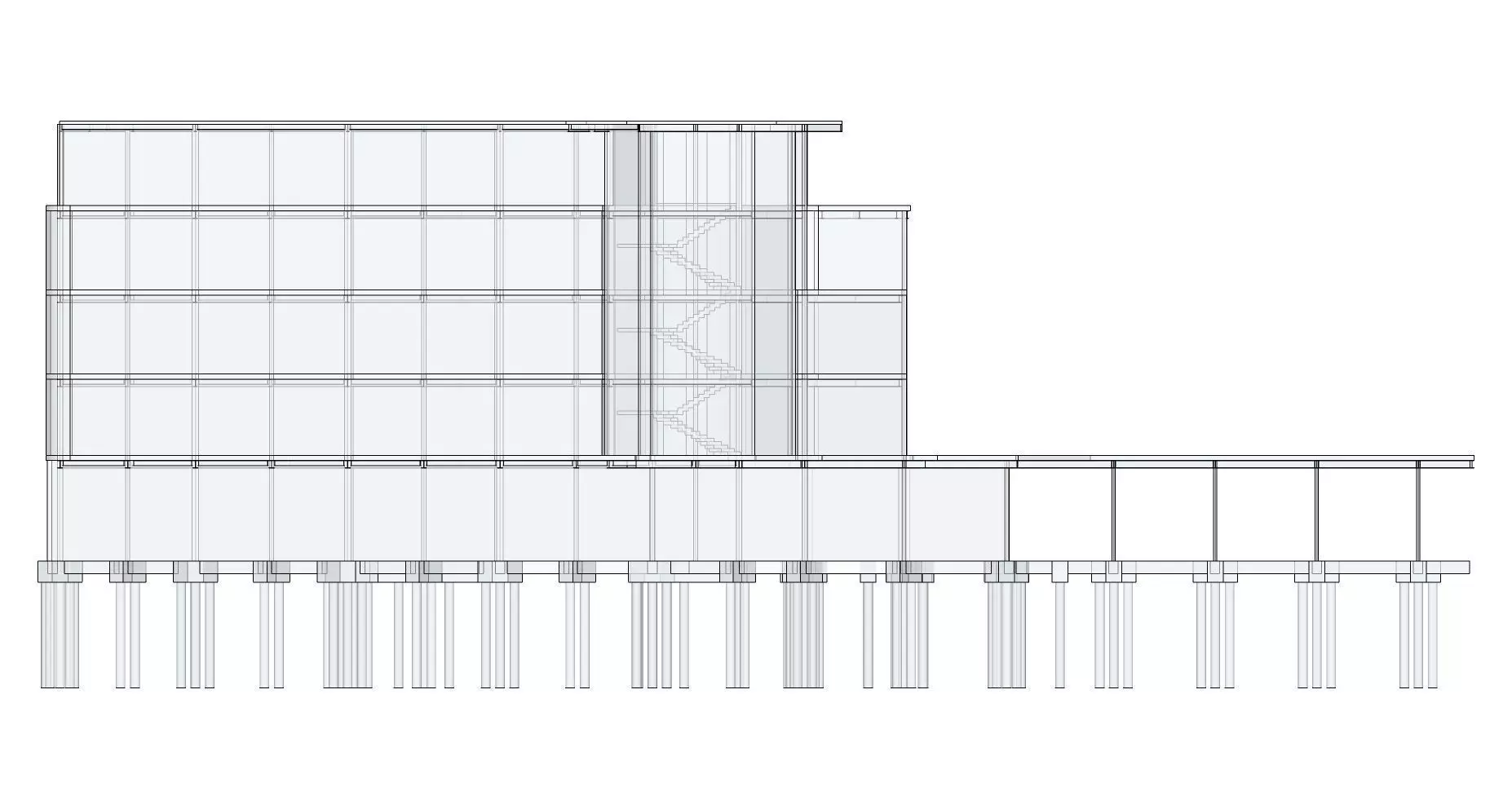 Concrete and Steel Structure Free 3D model
