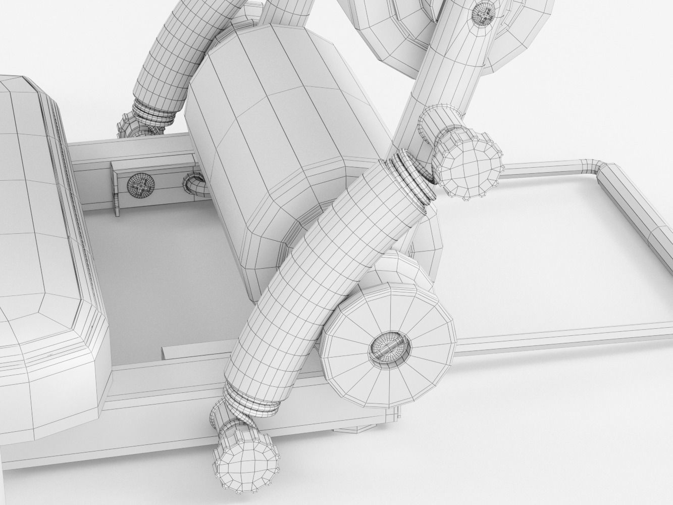 Gym Trainer AB Rocket - Rigged 3D model_17