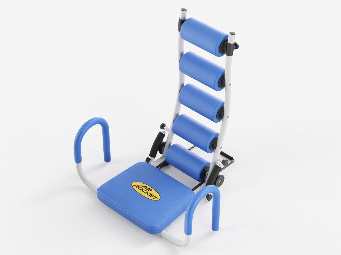 Gym Trainer AB Rocket - Rigged 3D model_4