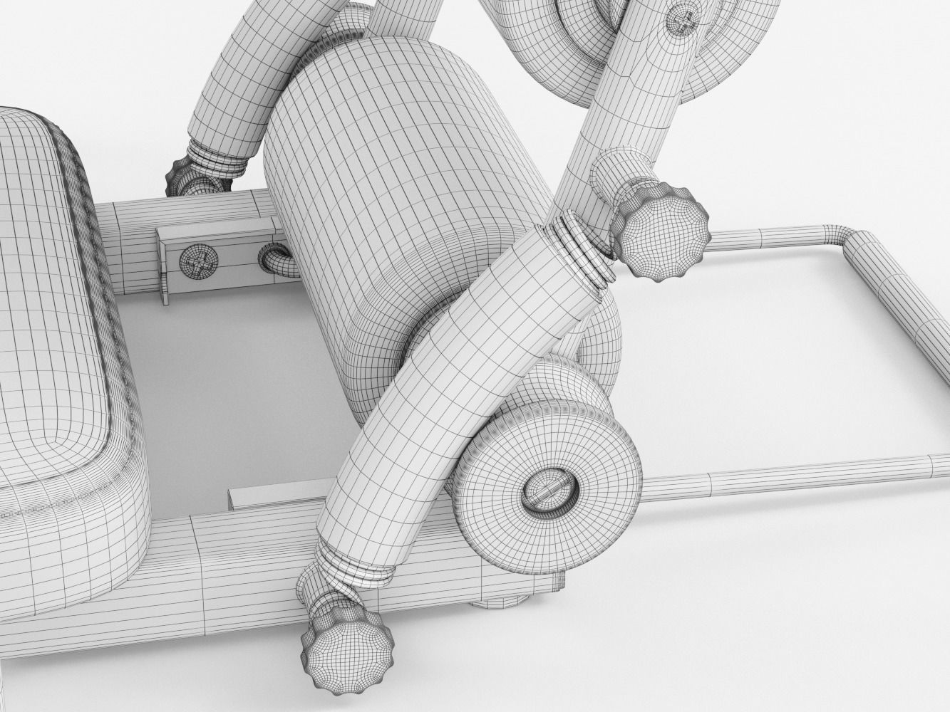 Gym Trainer AB Rocket - Rigged 3D model_18