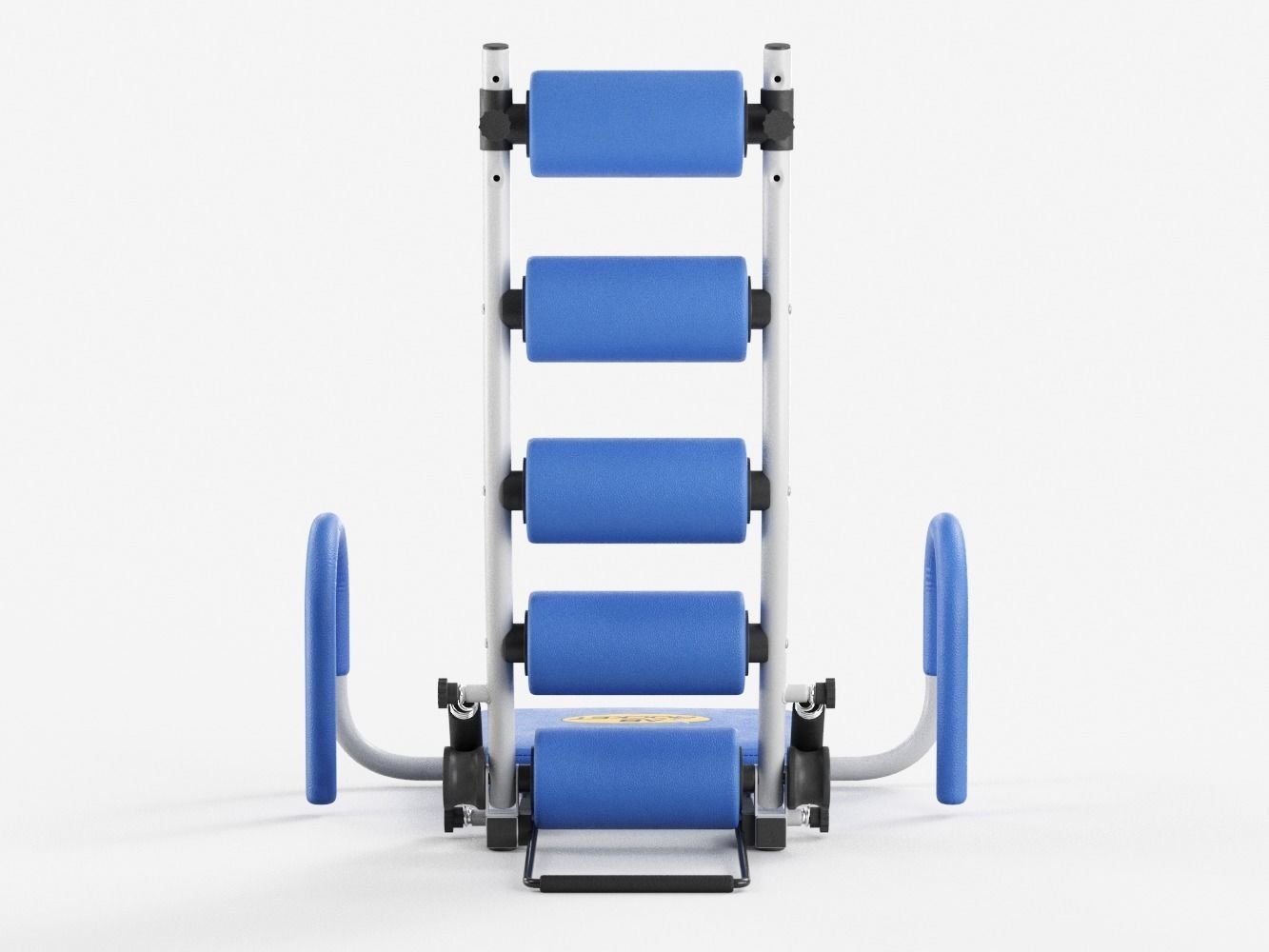 Gym Trainer AB Rocket - Rigged 3D model_3