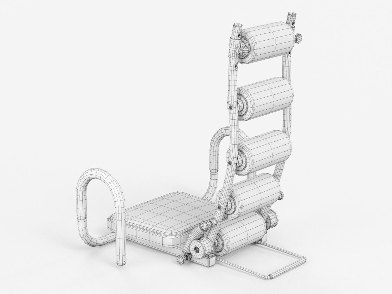 Gym Trainer AB Rocket - Rigged 3D model_15