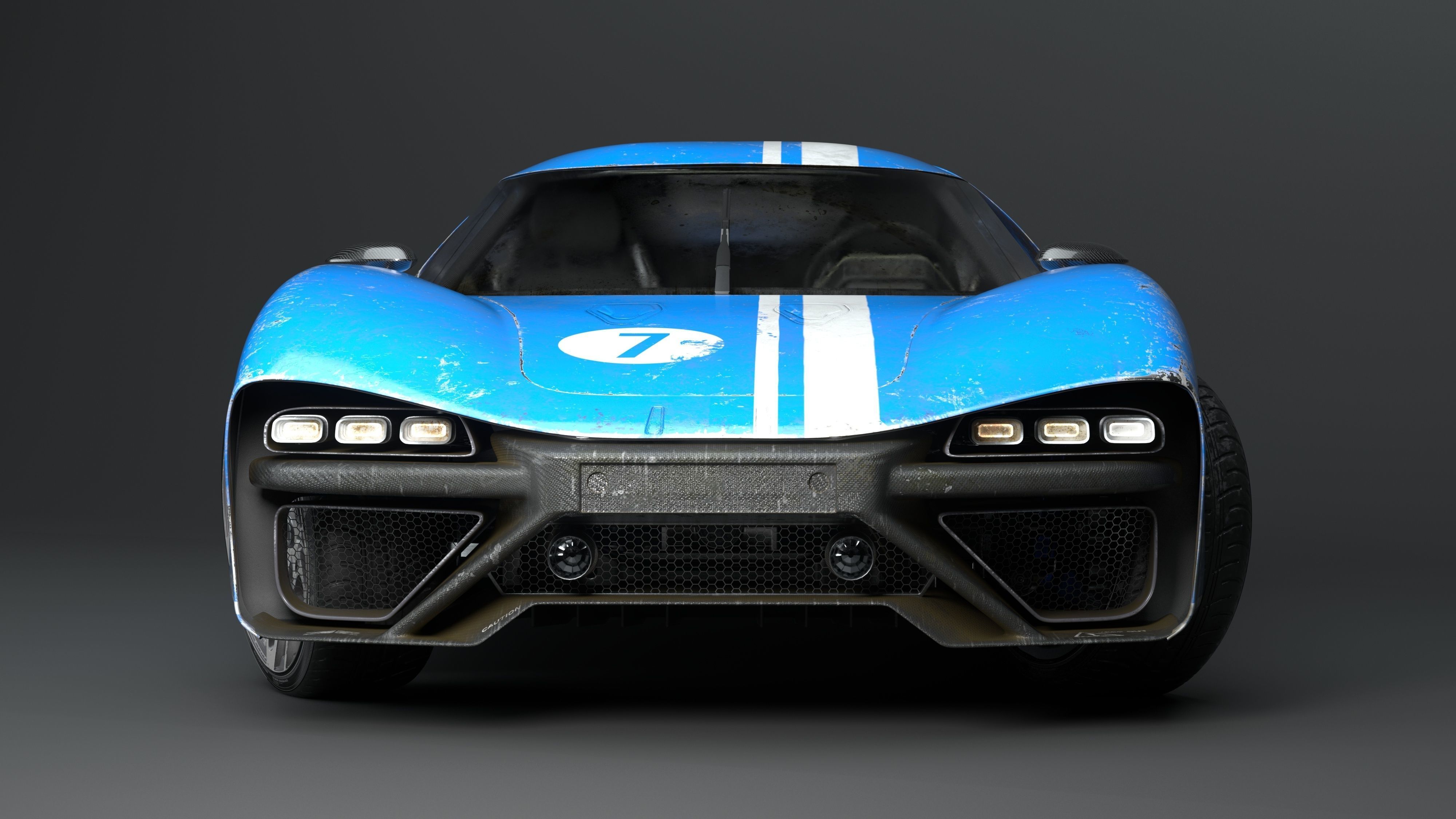 3D Concept Car and Chassis 3D model_55