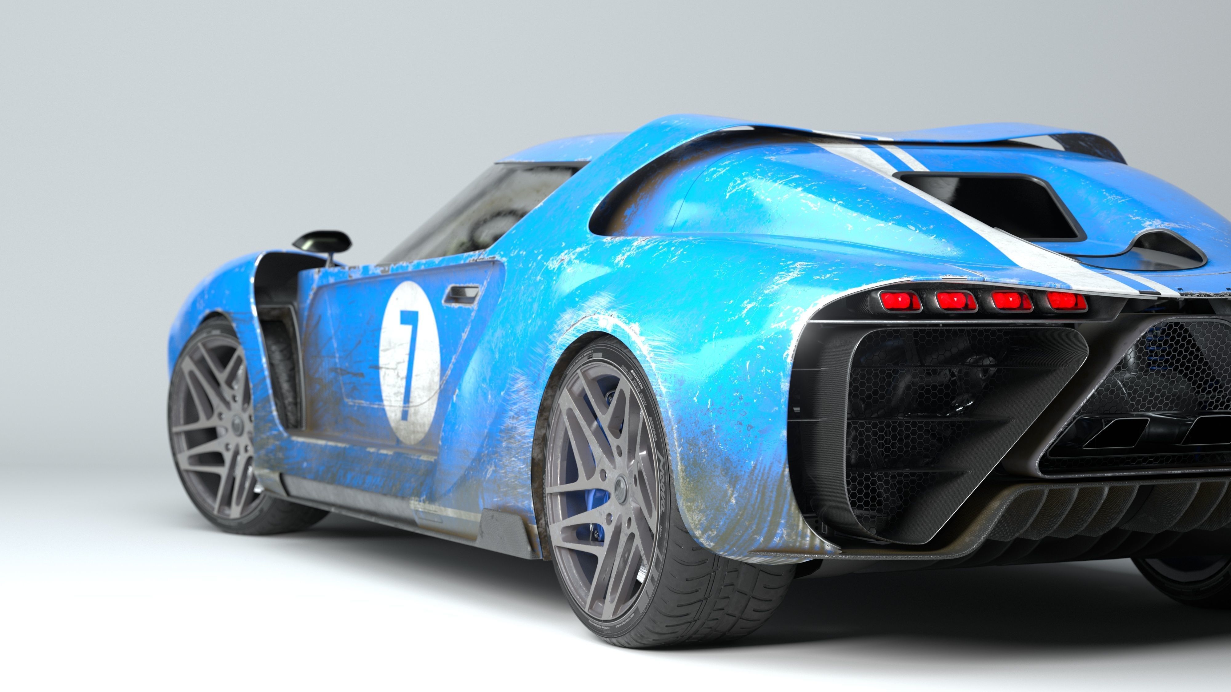 3D Concept Car and Chassis 3D model_57
