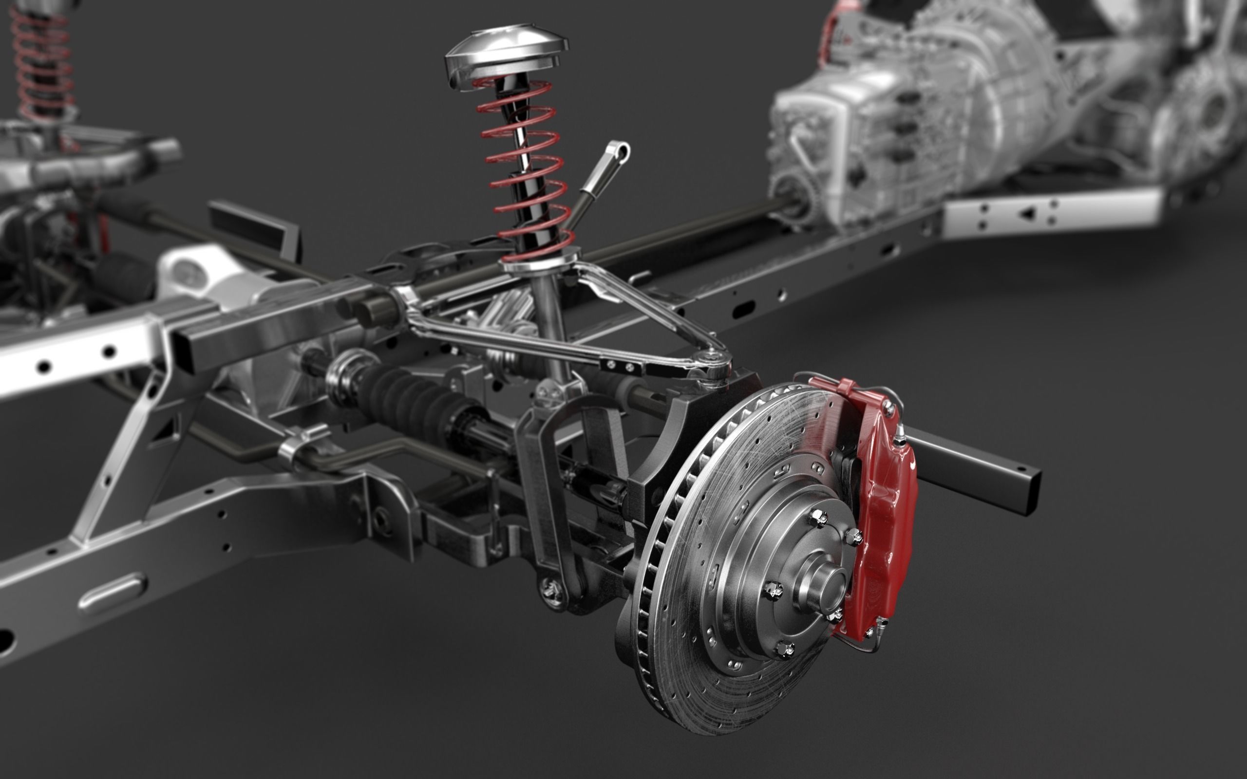 3D Concept Car and Chassis 3D model_19