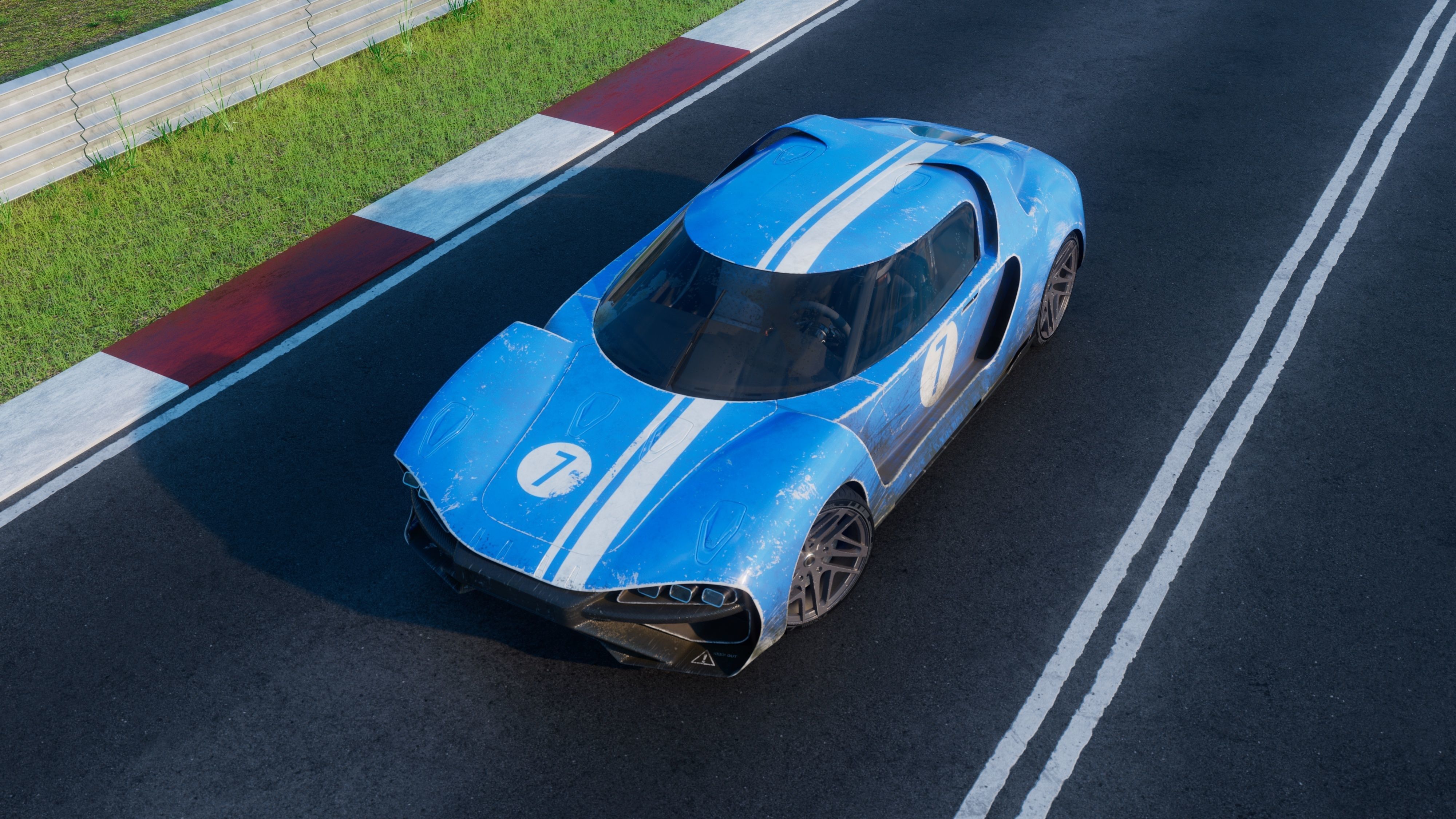 3D Concept Car and Chassis 3D model_30