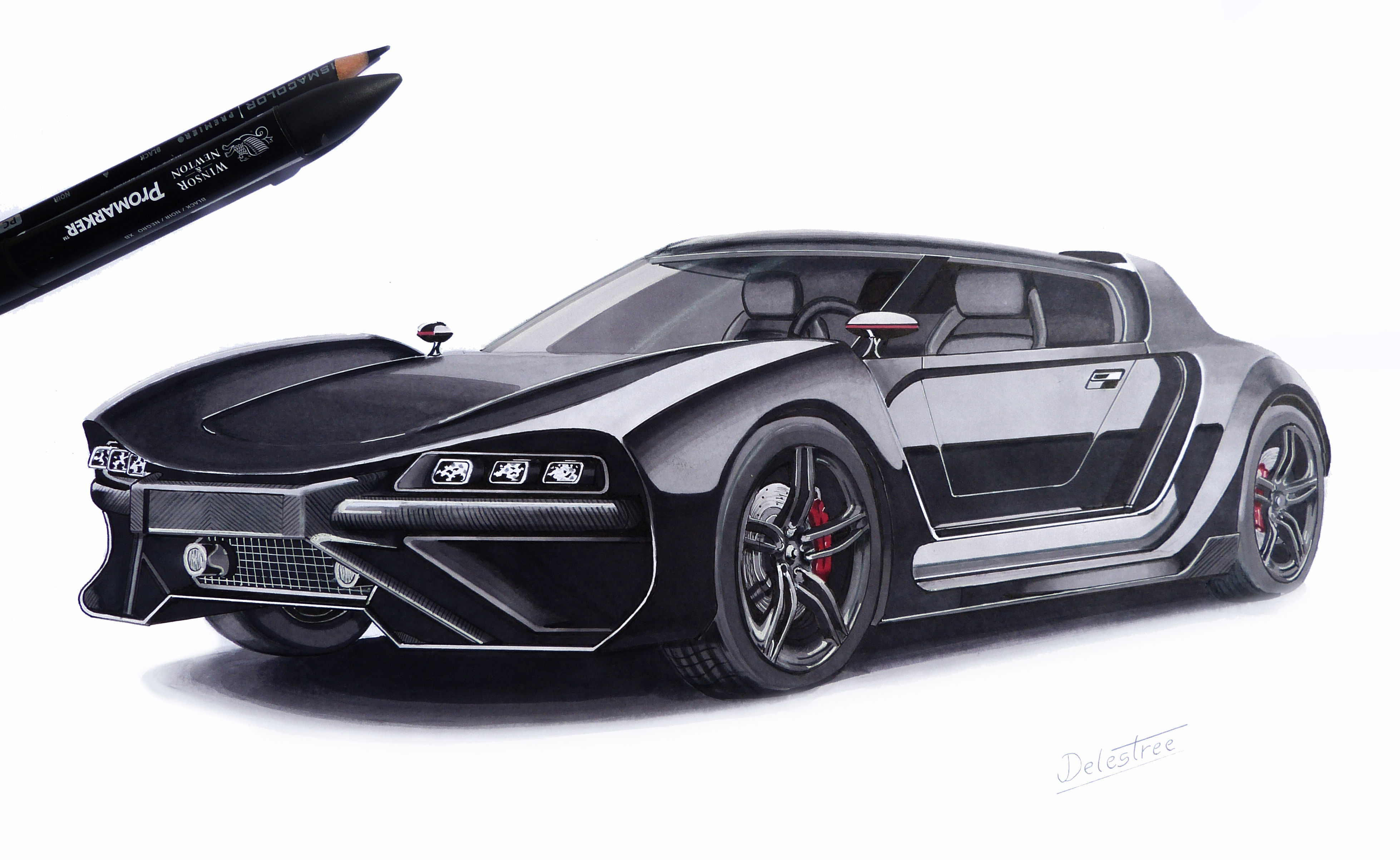 3D Concept Car and Chassis 3D model_26