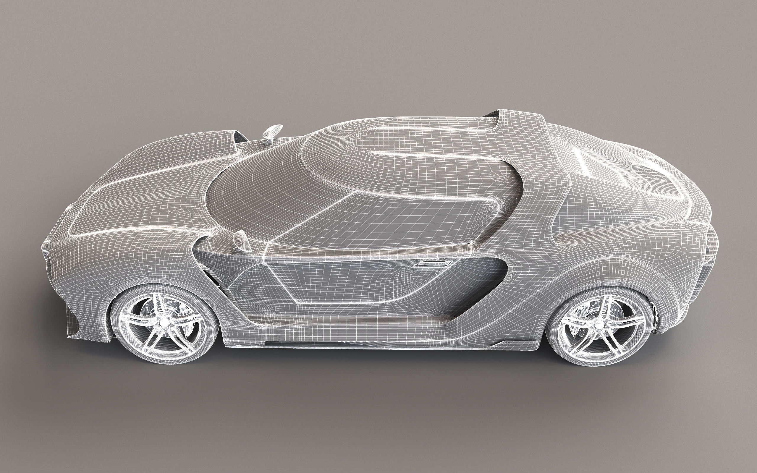 3D Concept Car and Chassis 3D model_28