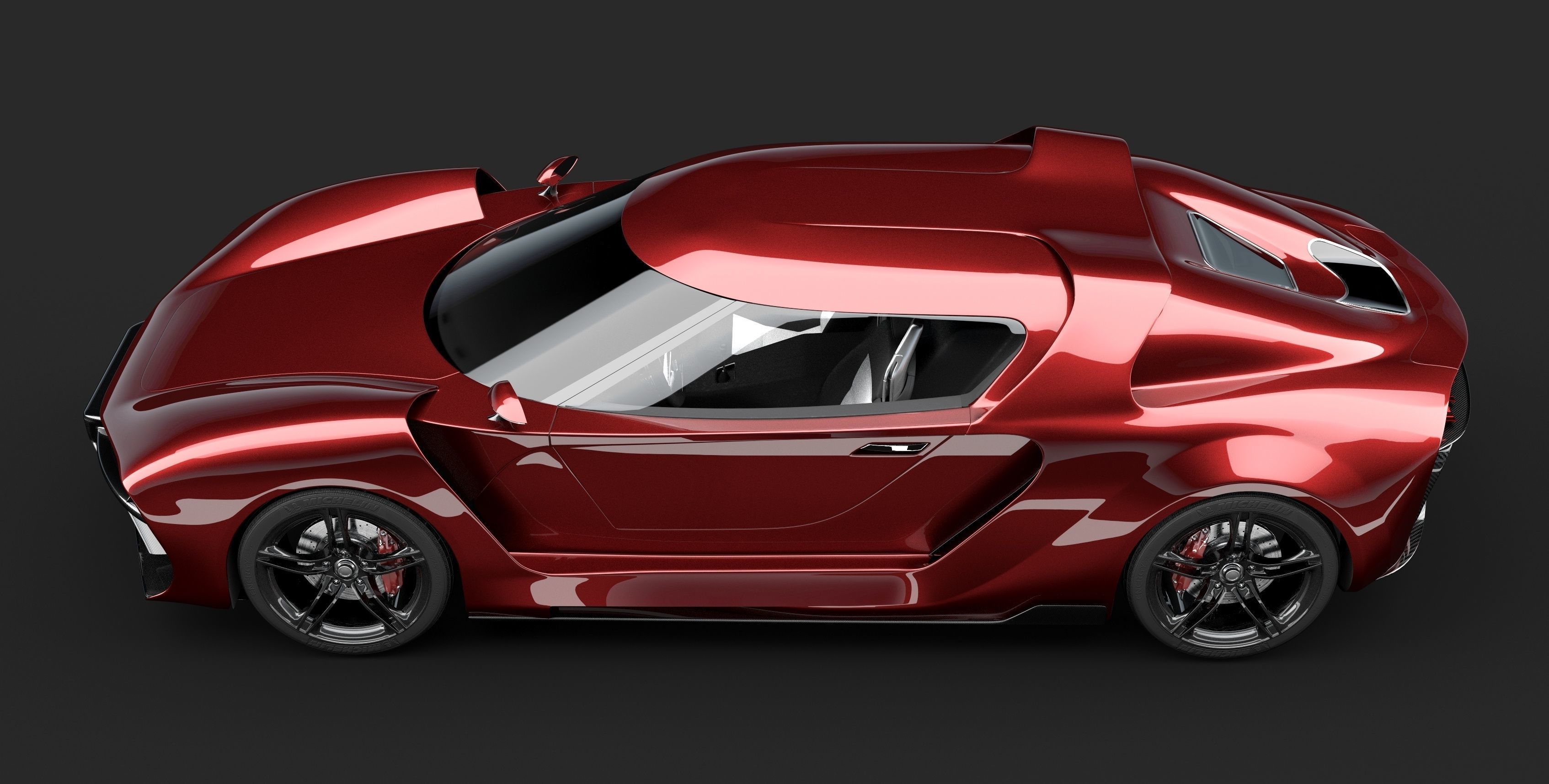 3D Concept Car and Chassis 3D model_23