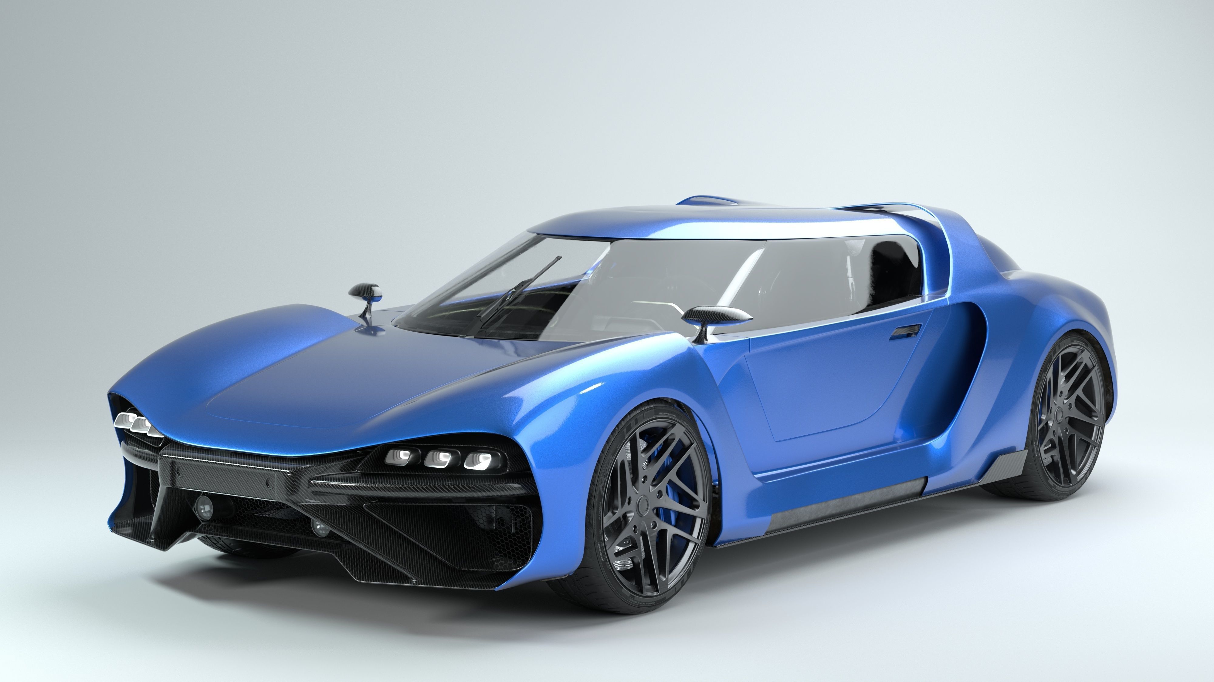 3D Concept Car and Chassis 3D model_32