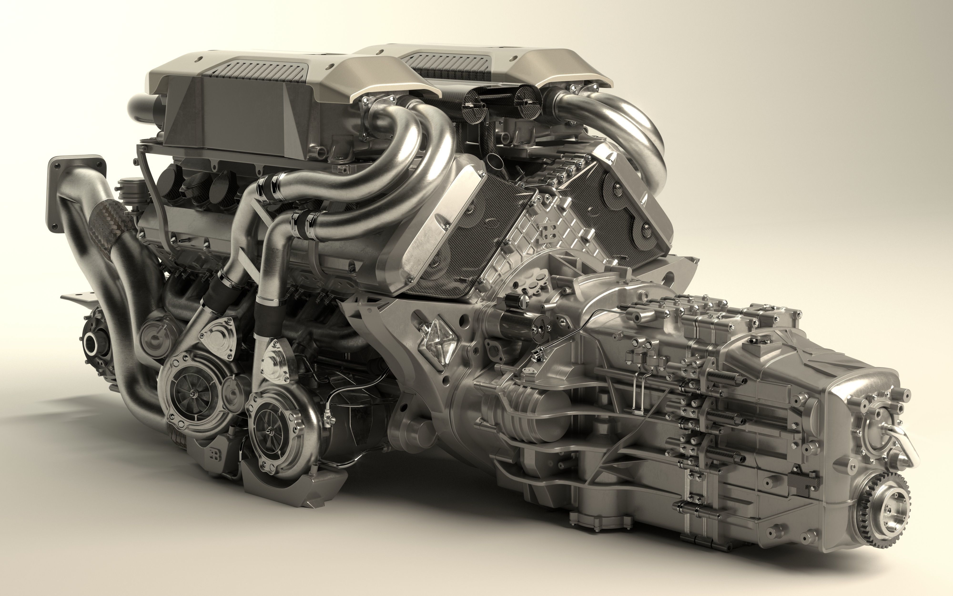 3D Concept Car and Chassis 3D model_16