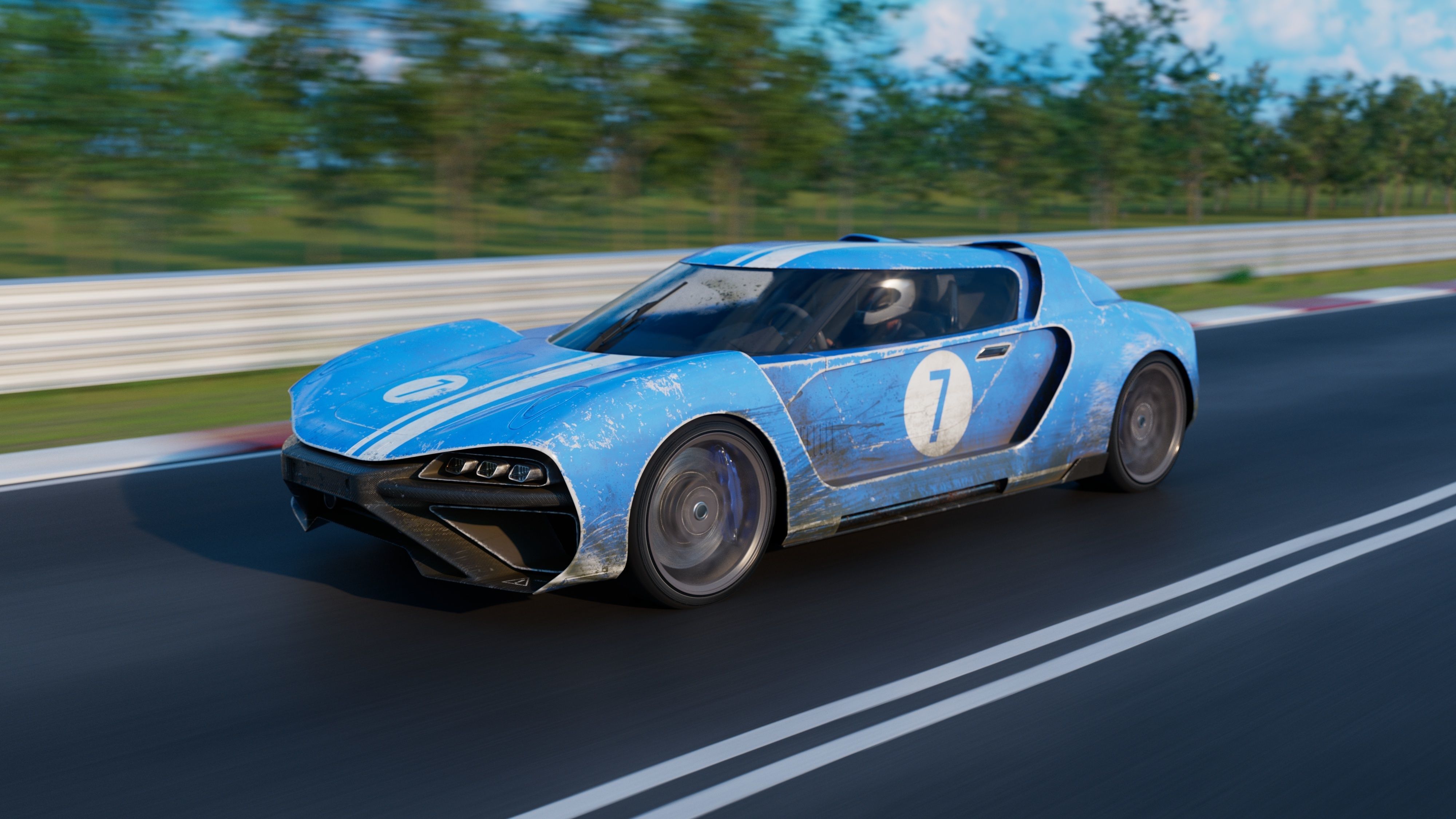 3D Concept Car and Chassis 3D model_29
