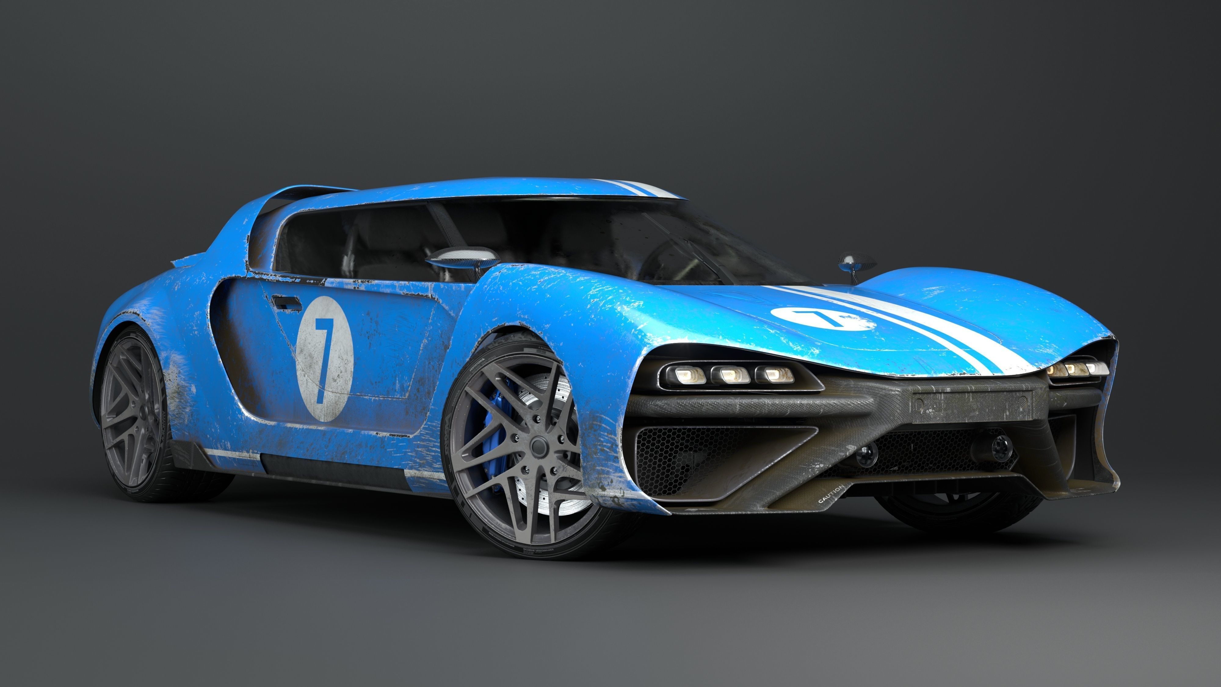 3D Concept Car and Chassis 3D model_58