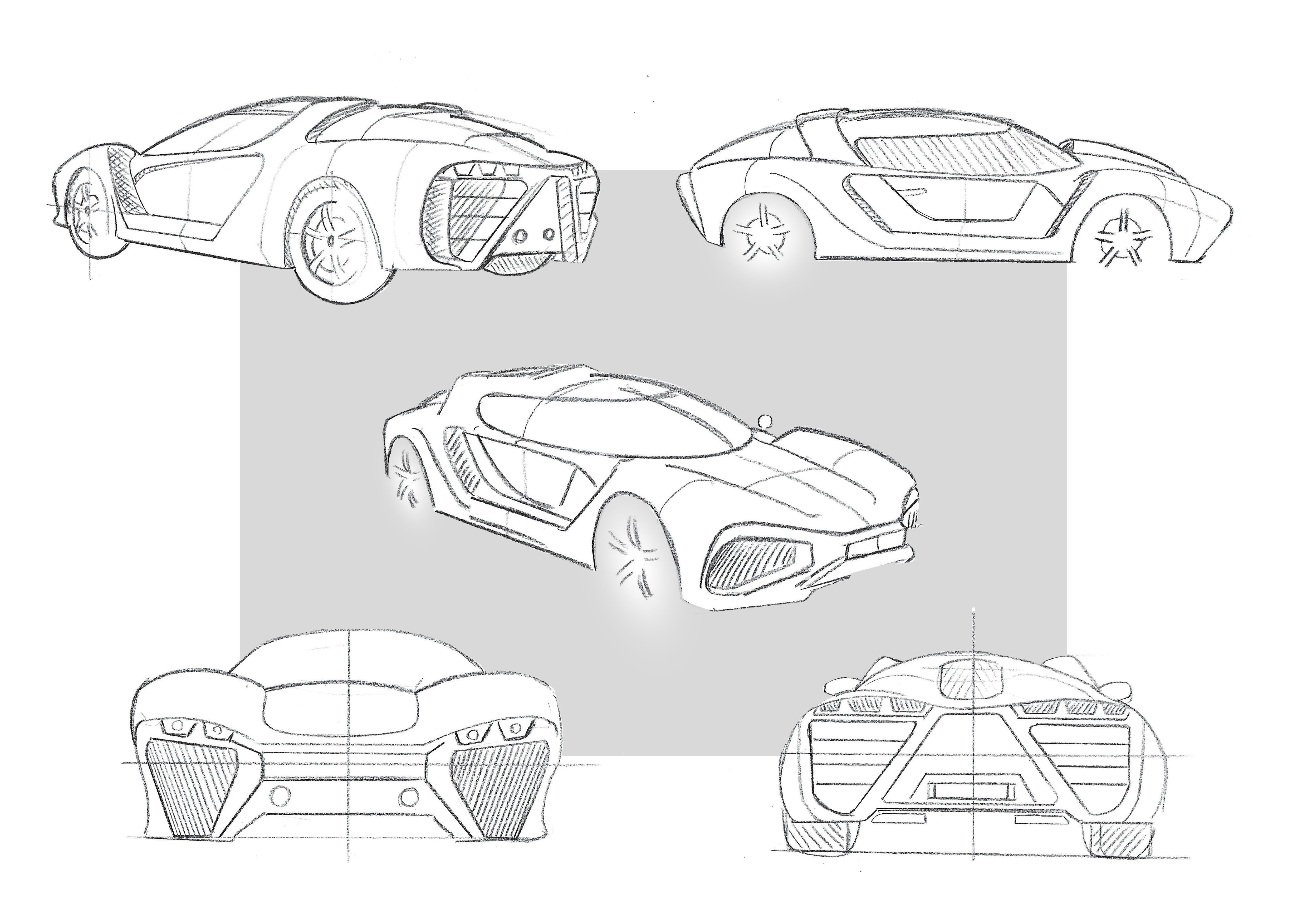 3D Concept Car and Chassis 3D model_25