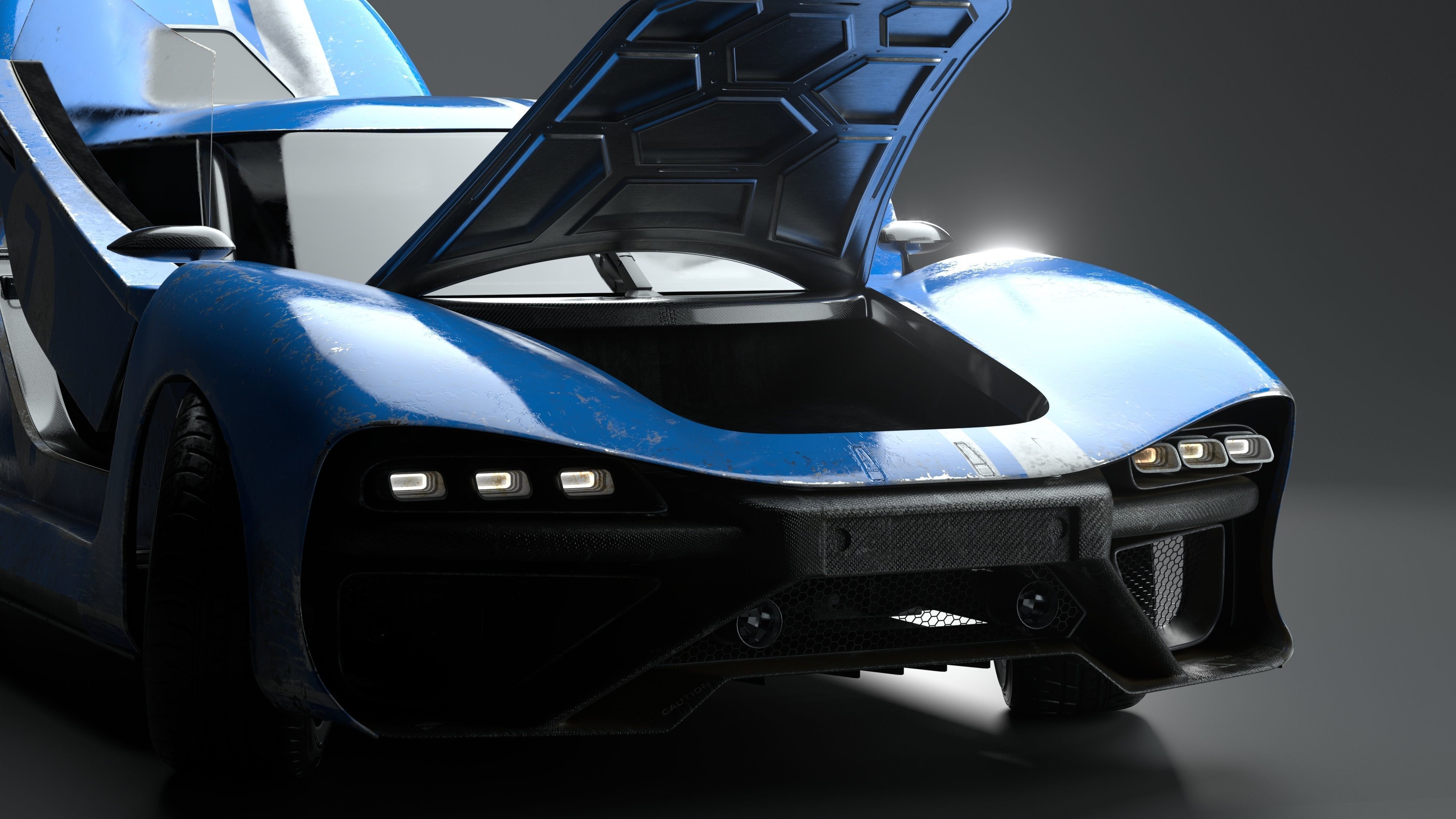 3D Concept Car and Chassis 3D model_60