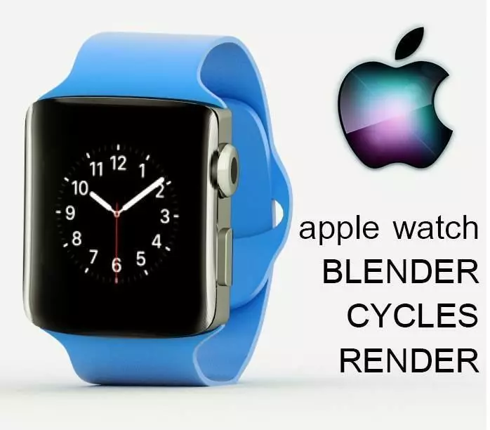 Apple Watch 3D model Low-poly 3D model_0