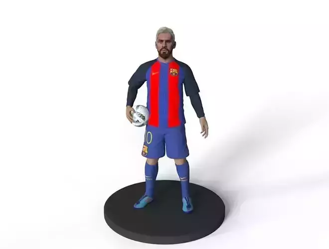 Lionel Messi 3d printable model 3D print model