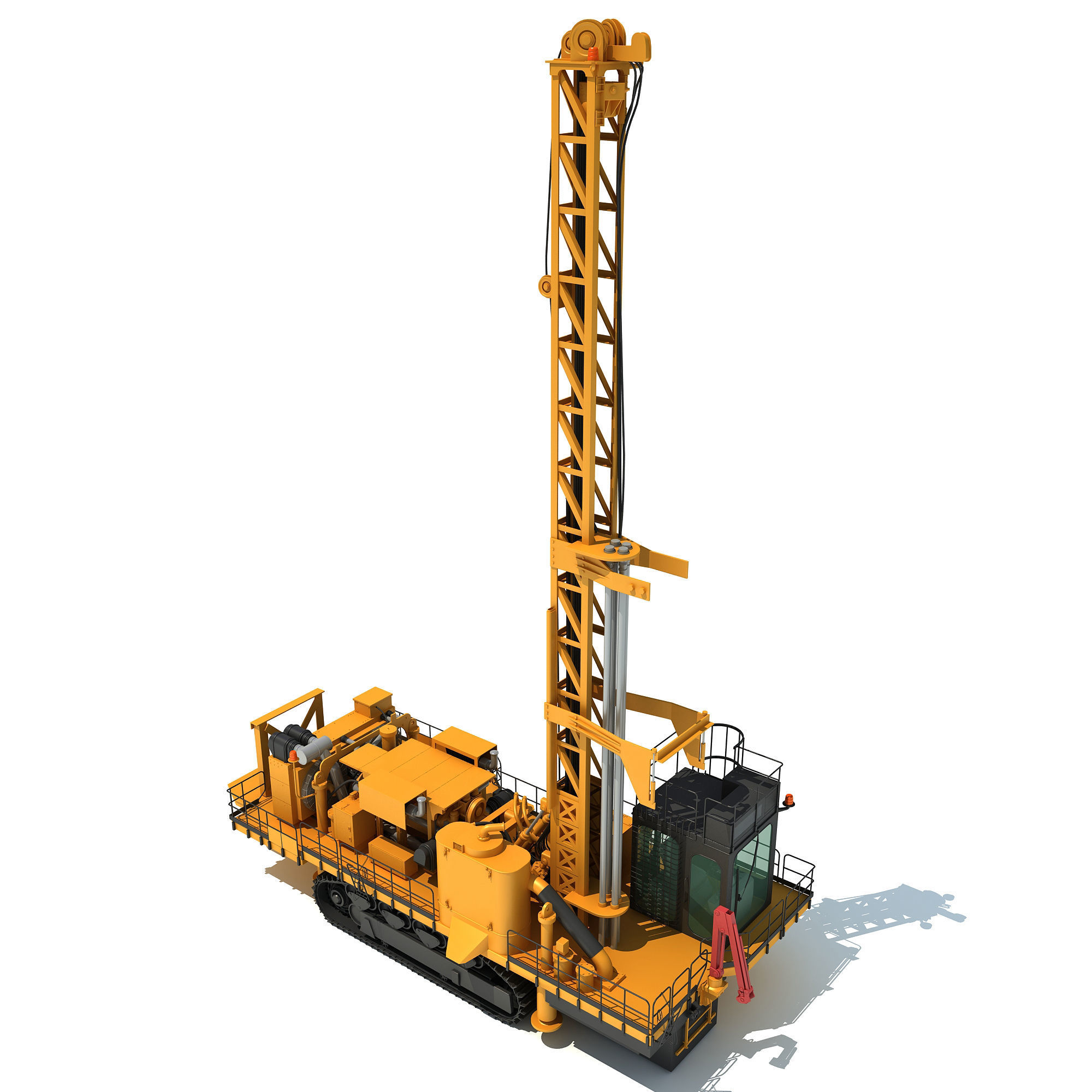 Rotary Drilling Rig 3D model_6