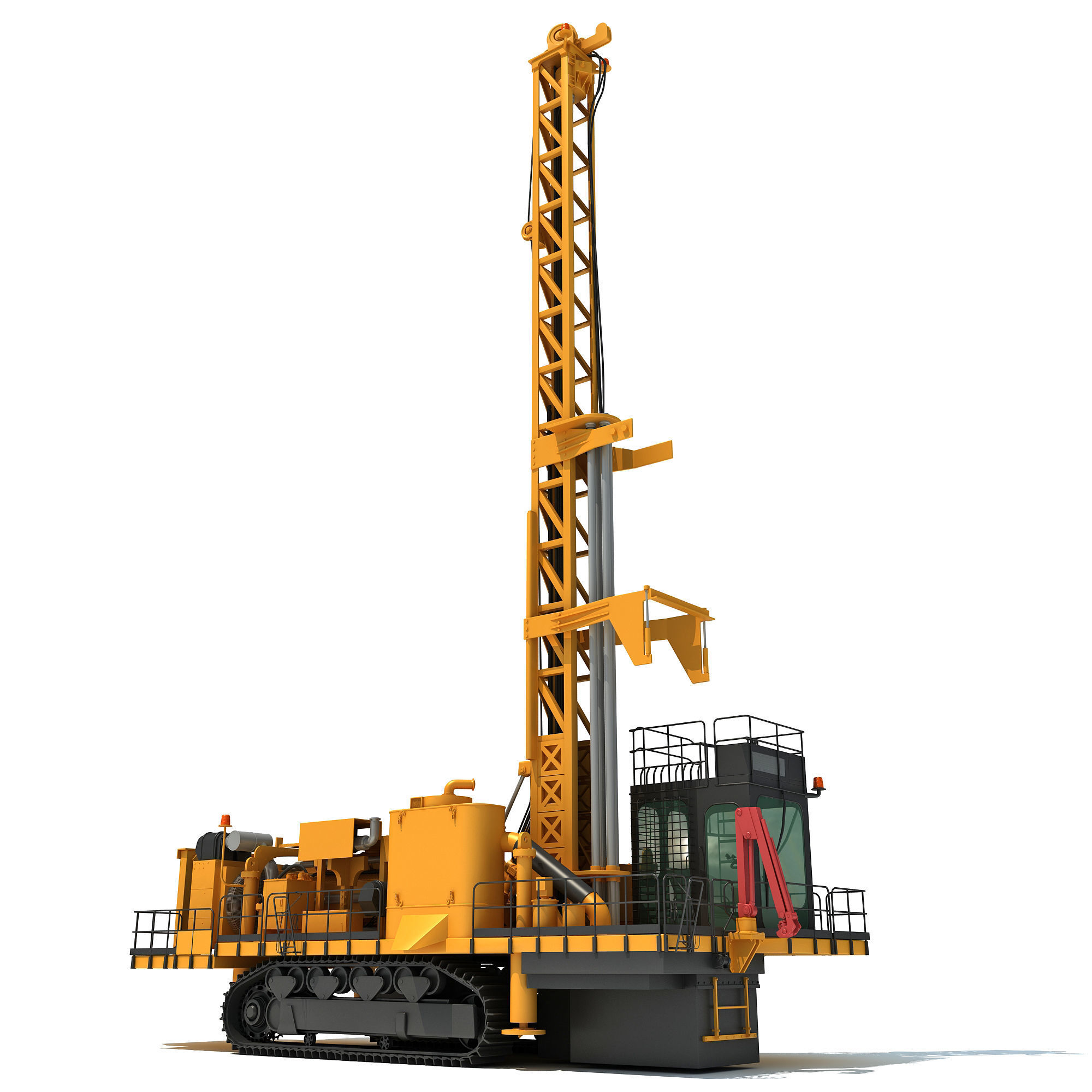 Rotary Drilling Rig 3D model_7