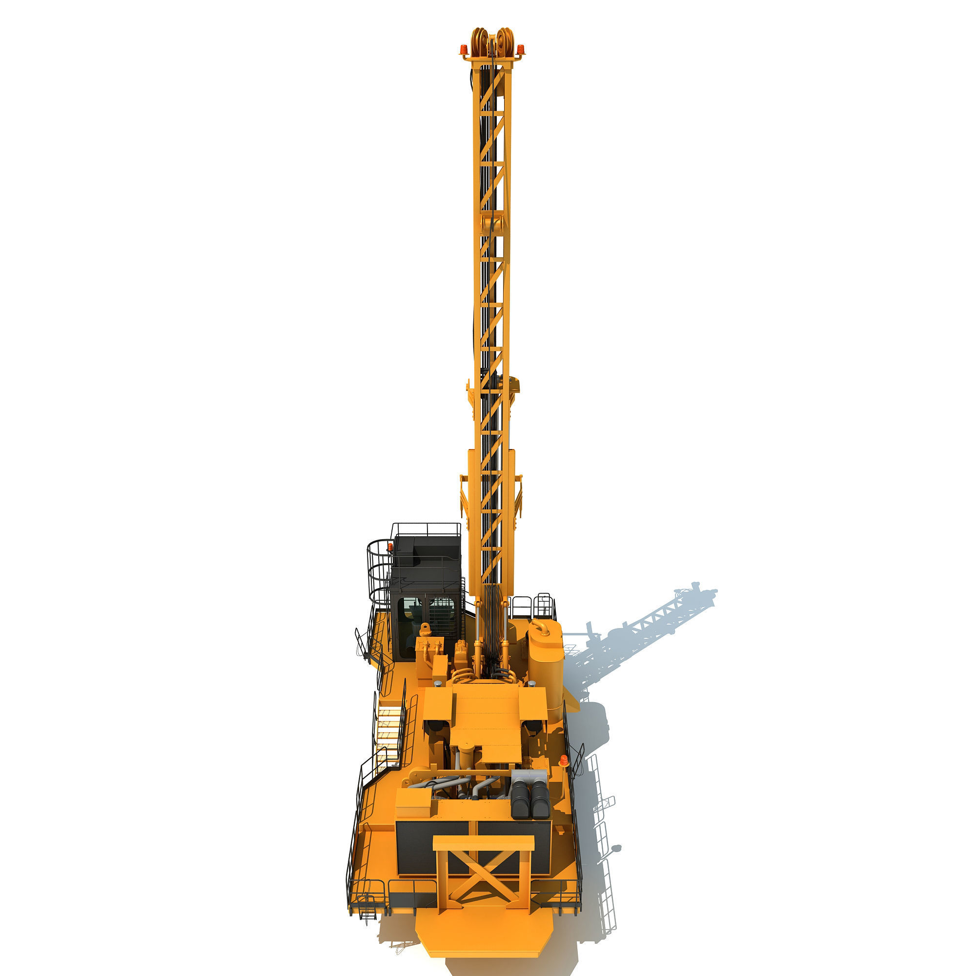 Rotary Drilling Rig 3D model_1