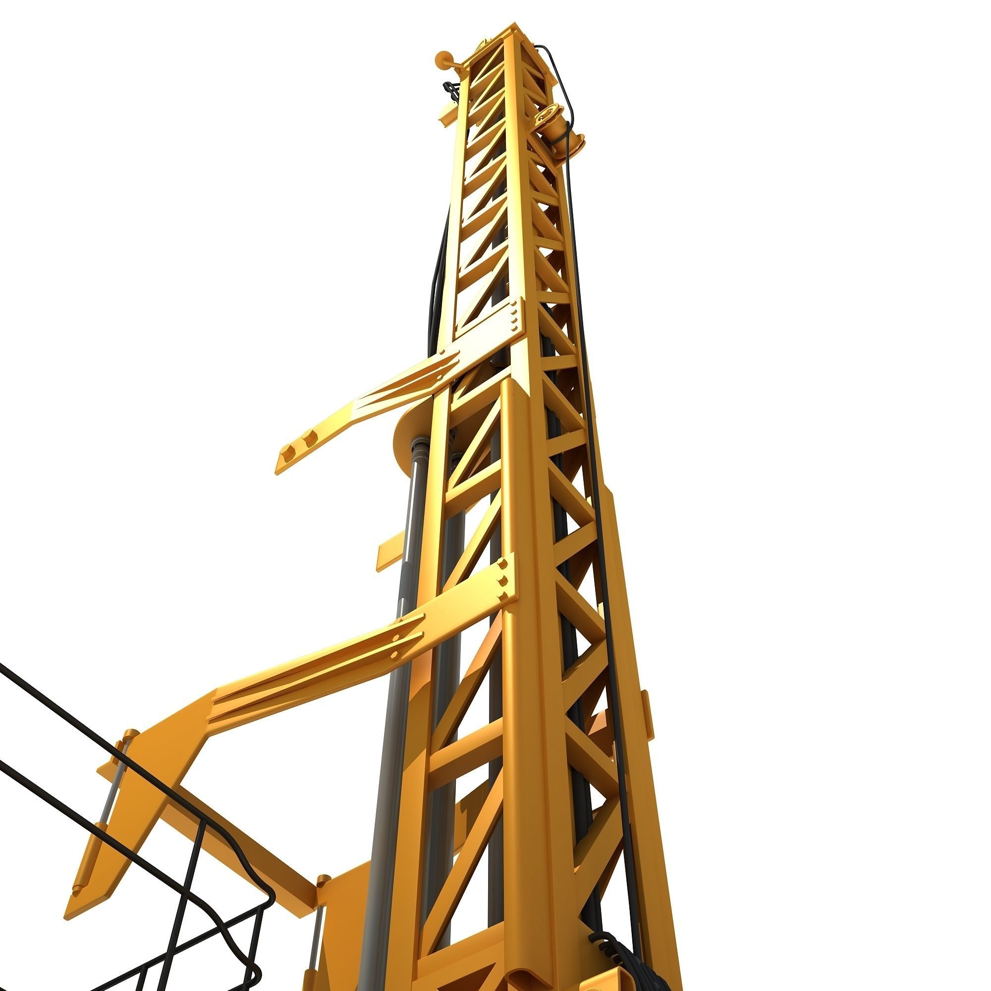 Rotary Drilling Rig 3D model_17