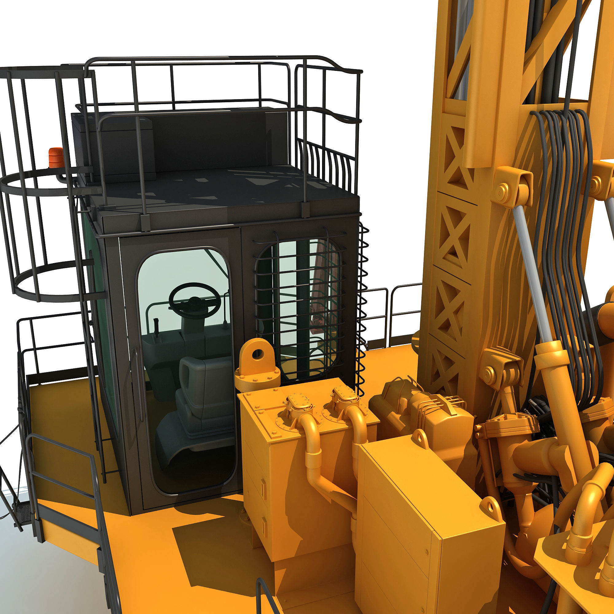Rotary Drilling Rig 3D model_20