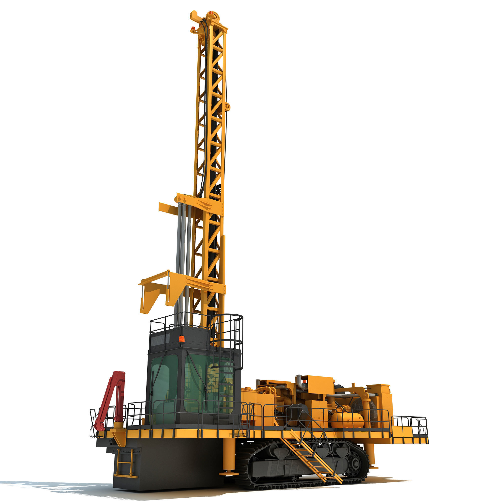 Rotary Drilling Rig 3D model_10