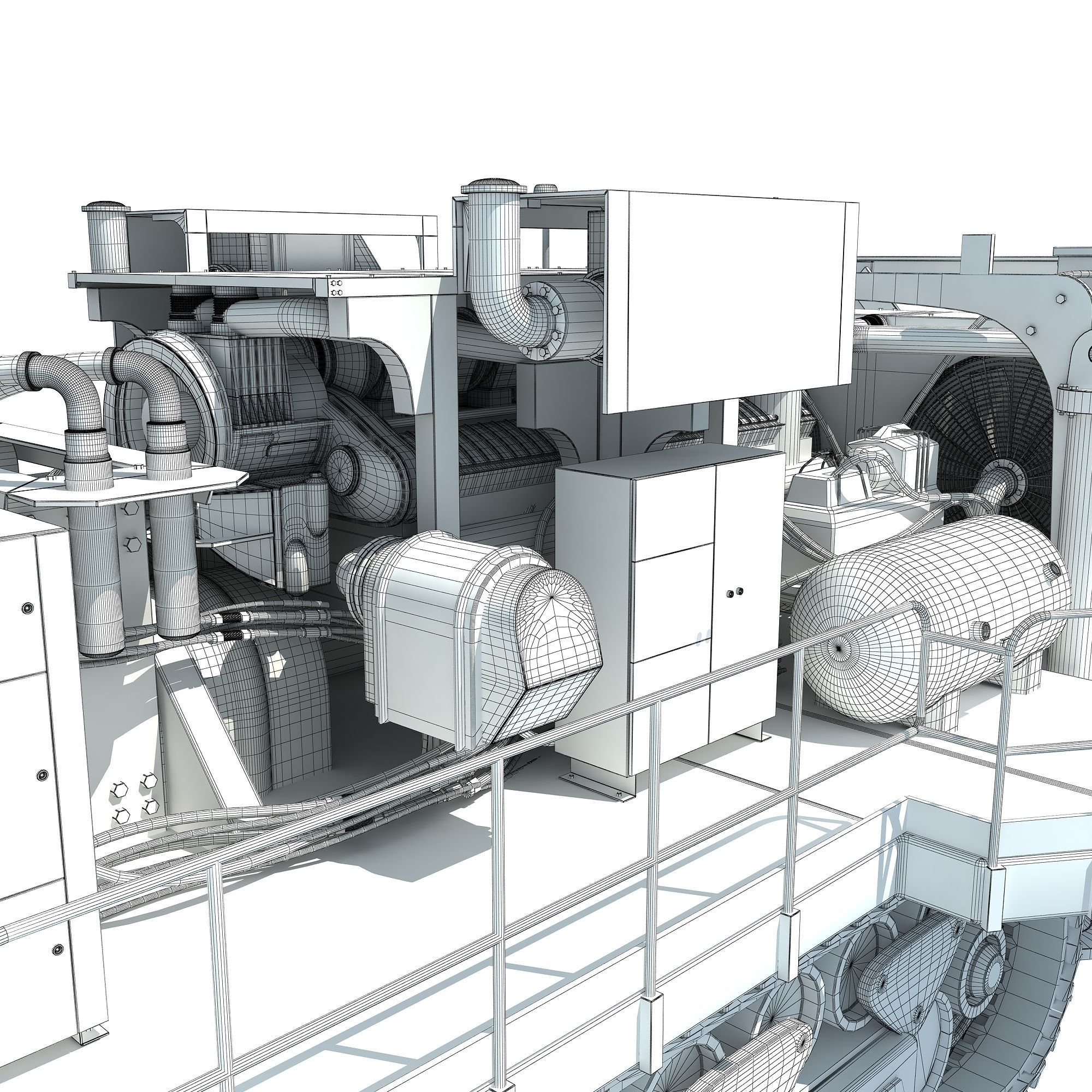 Rotary Drilling Rig 3D model_28